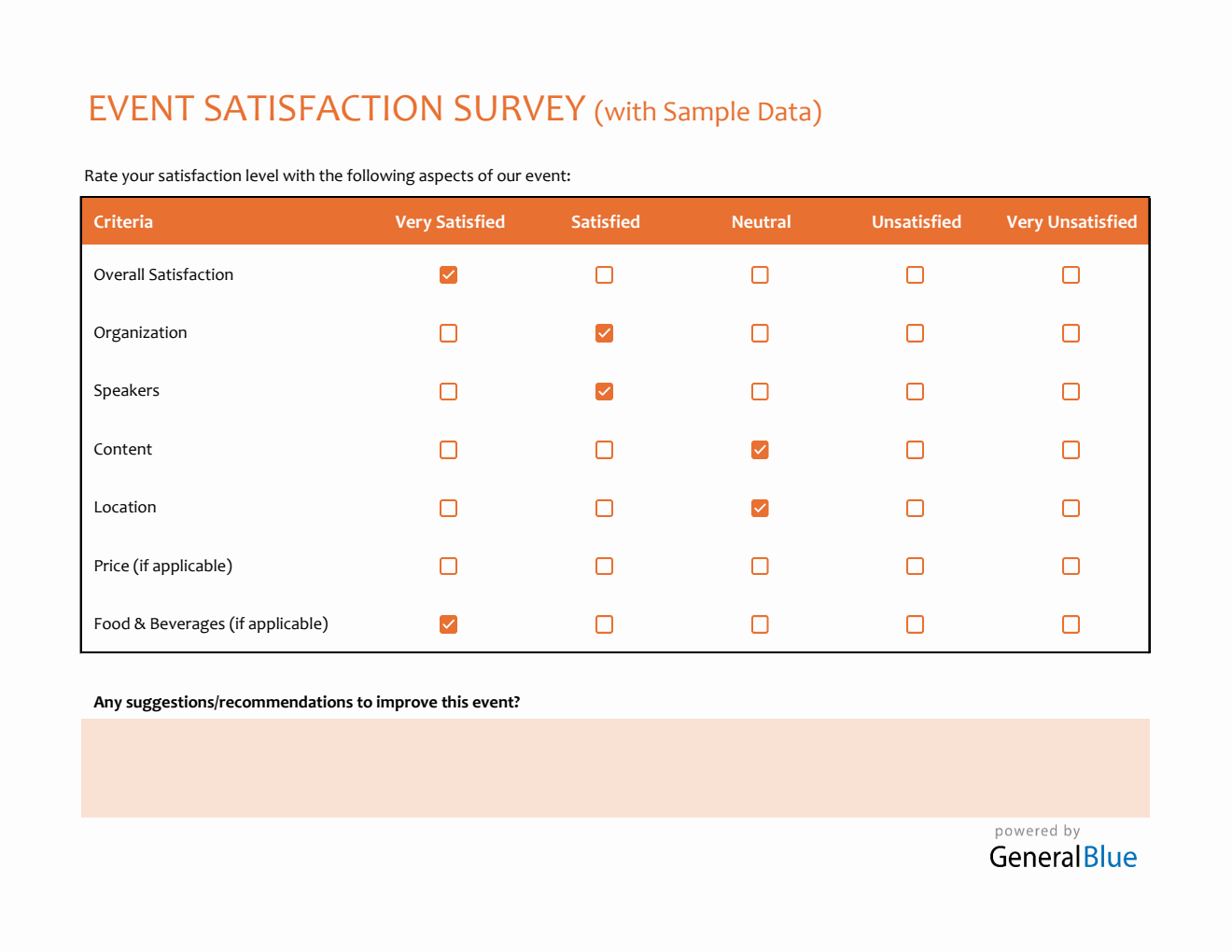  Event Satisfaction Survey | Free PDF, Word, Excel Download
